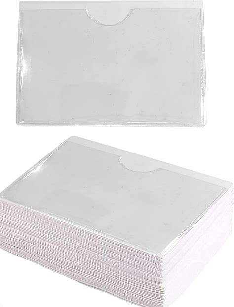 100 self adhesive business card holder|adhesive backed business card holder.